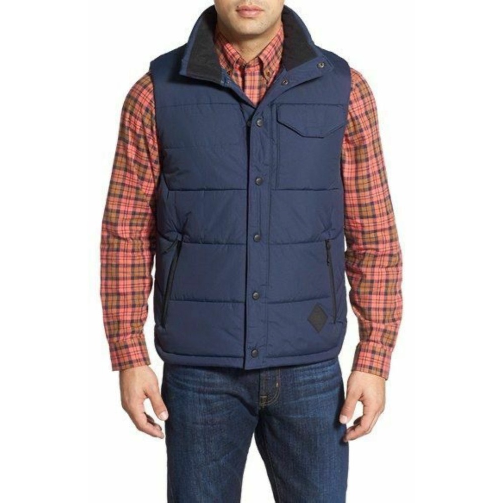 The North Face Men's Patricks Point Quilted Vest Insulated in Navy Small